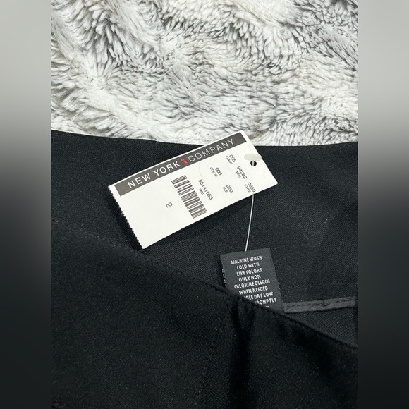 New York & Company Women’s Black Wide Leg Work Pants Size 2 - Picture 2 of 4
